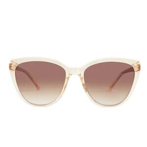 Rachel Zoe Nina Cat Eye Clear Nude Sunglasses NWT $98 MSRP
